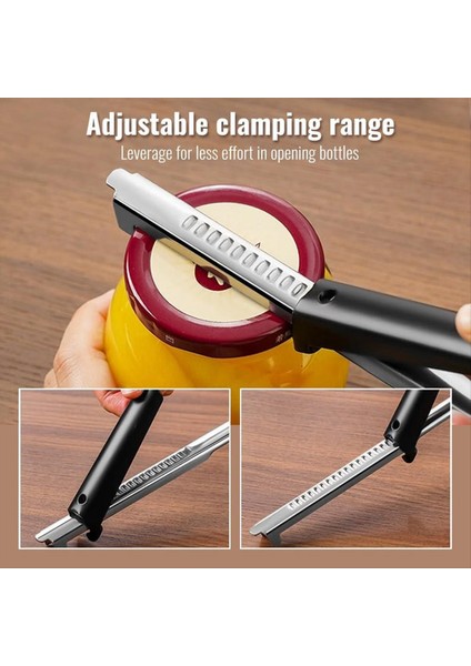 Ayarlanabilir Kutu Açıcı, Ayarlanabilir Çok Işlevli Kutu Açıcı Kavanoz Kapağı Klips, Mutfak Konserve Aracı (Yurt Dışından) fiyatları