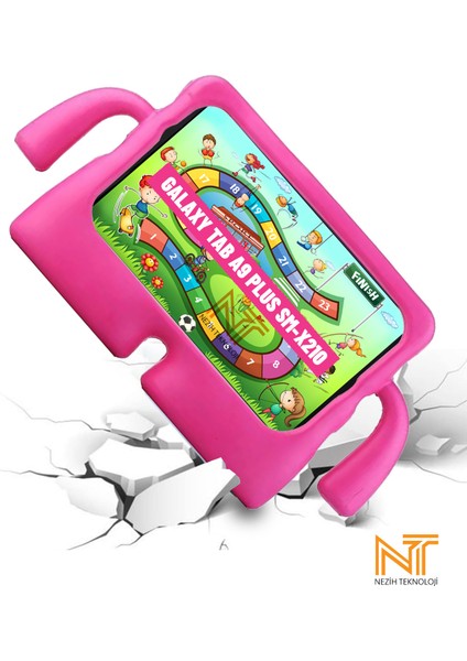 Samsung Galaxy Tab A9 Plus SM-X210 Uyumlu Çocuklar Için Standlı Silikon Kılıf fiyatları