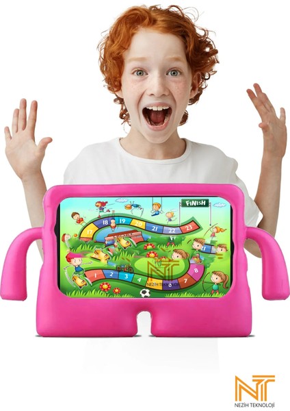 Xioami Mi Pad 5 / Mi Pad 6 11 Inç Uyumlu Çocuklar Için Standlı Silikon Kılıf