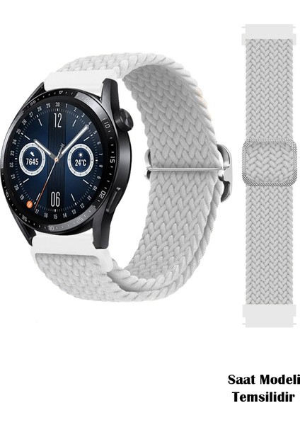 Amazfit Gts / Gts 2 / Gts 2e / Gts 2mini / Gt S3 / Gt S4 Mini Uyumlu Tokalı Örgü Kordon