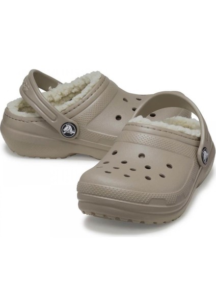 Classic Lined Clog K Çocuk Terlik - Sütlü Kahve modelleri