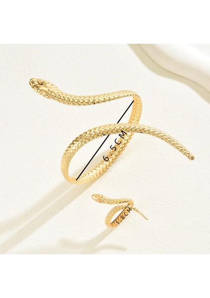 YUANYING-7705 Altın Yılan Takı Seti (Yurt Dışından) modelleri