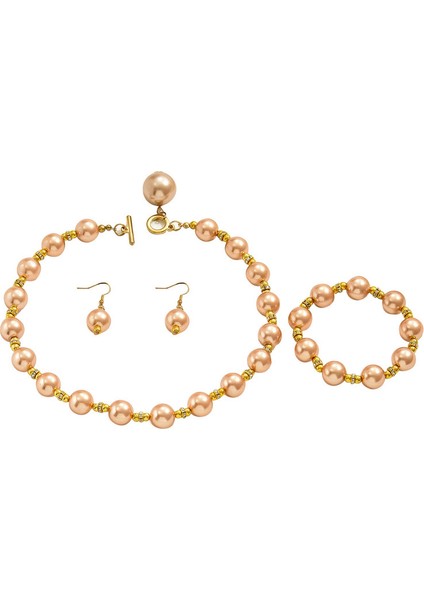 YUANYING-4966-2 Vintage Inci Takı Seti (Yurt Dışından)