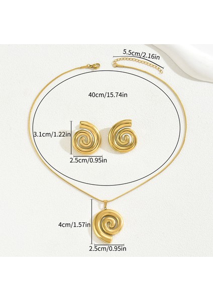 YUANYING-5420-1 Altın Döner Iplikli Takı Seti (Yurt Dışından) modelleri
