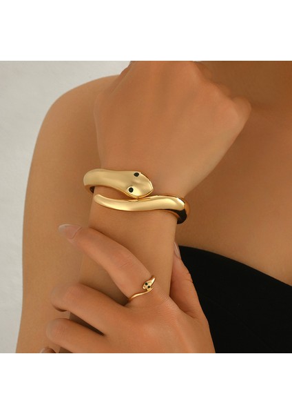 YUANYING-7811 Altın Yılan Desenli Takı Seti (Yurt Dışından) fiyatları