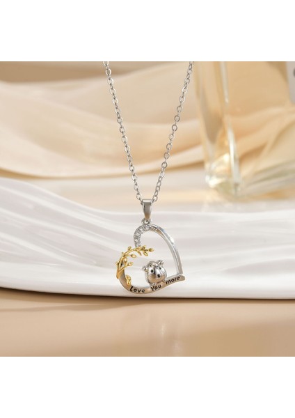 Yeni Avrupa ve Amerika Birleşik Devletleri Moda Lüks Niş Mücevher Deniz Dünyası Kolye Bakır Kaplama 18K Kolye Titanyum Çelik Köprücük Kemiği Zinciri (Yurt Dışından)