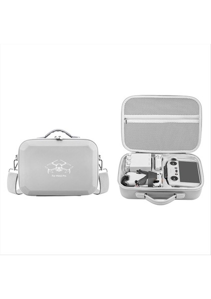 Djı Mini 4 Pro Için Uygun Omuz Torbası Dron Aksesuarlar Çanta Sert Kabuk Taşıma Kutusu Saklama Kutusu Gri (Yurt Dışından) fiyatları