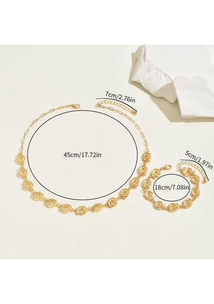 YUANYING-0055 Altın Sembol Tasarım Takı Seti (Yurt Dışından) modelleri