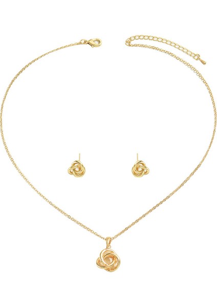 YUANYING-0043 Altın Kaplama Takı Seti (Yurt Dışından)