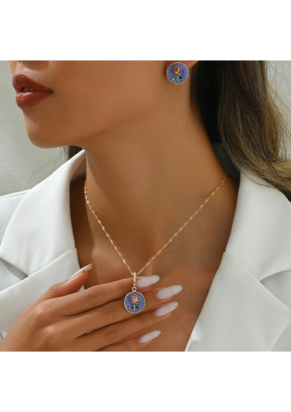 YUANYING-5577 Altın Sade Gül Takı Seti (Yurt Dışından) modelleri