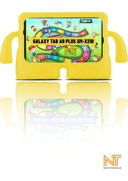 Samsung Galaxy Tab S9 X710 / S9 Fe X510 / S10 Fe X520 Uyumlu Çocuklar Için Standlı Silikon Kılıf modelleri