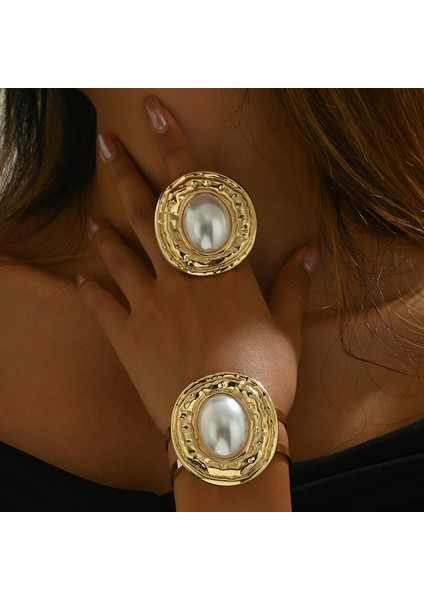 YUANYING-7643 Altın Kişiselleştirilmiş Kakma Takı Seti (Yurt Dışından) fiyatları