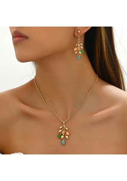 YUANYING-5407-1 Altın Çok Amaçlı Yapay Taş Takı Seti (Yurt Dışından) fiyatları