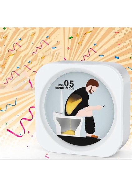 Tuvalet Kum Saati Zamanlayıcı 5 Dakikalık Tuvalet Kum Saat Zamanı Geri Sayım Erteleme Hemoroidler Doğum Günü Leri (Yurt Dışından) modelleri