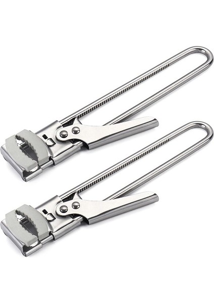 2 Adet Can Açıcı, Ayarlanabilir Çok Fonksiyonlu Can Açıcı, Paslanmaz Çelik Can Açıcı Mutfak Aracı (Yurt Dışından)
