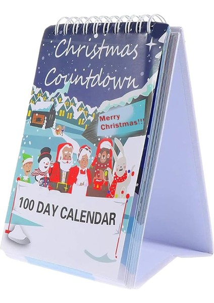 2025 Noel Gözyaşı Geri Sayım Masası Takvimi, 100 Günlük Noel Geri Sayım Takvimi, Duvar Sanatı Ev Dekoru Masası (Yurt Dışından)