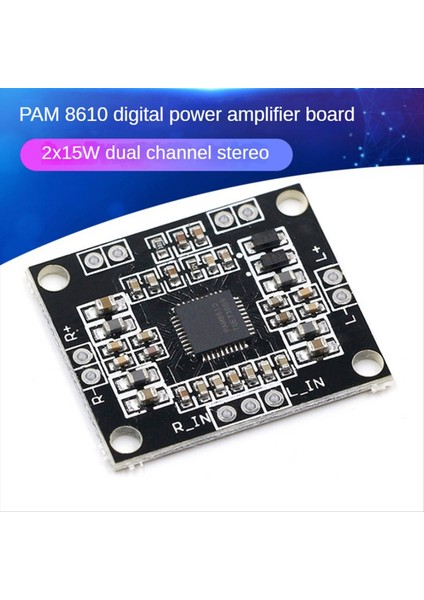 5pcs PAM8610 Modül Dijital 2X15W Ses Güç Amplifikatör Kart DC7-15V Çift Kanallı Stereo Ses Amplifikatör Modülleri (Yurt Dışından) fırsatları