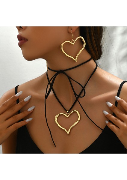 YUANYING-0031 Altın Avrupa ve Amerikan Tarzı Aşk Takı Seti (Yurt Dışından) fiyatları