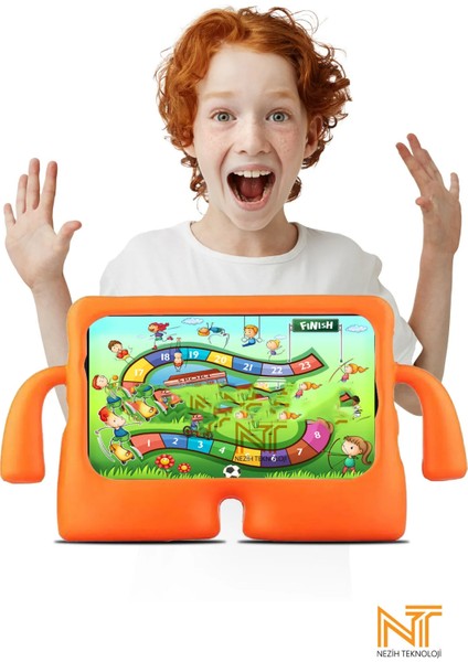 Xioami Mi Pad 5 / Mi Pad 6 11 Inç Uyumlu Çocuklar Için Standlı Silikon Kılıf