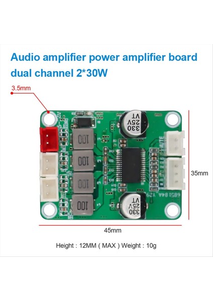 TPA3118D2 Dijital Stereo Ses Amplifikatör Kart 30W &amp; 30W 2.0 Kanal Amplifikatör Modülü Dc 12-24V Ses Amplifikatör Modülü (Yurt Dışından) indirimleri