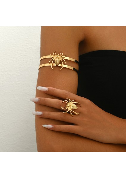 YUANYING-7702 Altın Örümcek Tasarım Takı Seti (Yurt Dışından) fiyatları