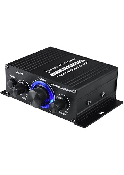 AK-170 Ses Güç Amplifikatörü Kablosuz Hıfı Stereo Ses Güç Amplifikatörü 200W+200W Rca Giriş Ev Araba Amplifikatörü (Yurt Dışından)