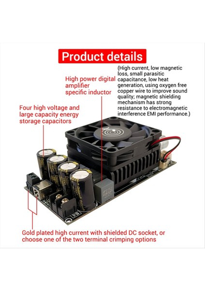 ZK-6001 Dijital Güç Amplifikatör Kartı 2.1 Kanal 600W Subwoofer TPA3225 Koruma Telli Bluetooth Amplifikatör Modülü A (Yurt Dışından) modelleri
