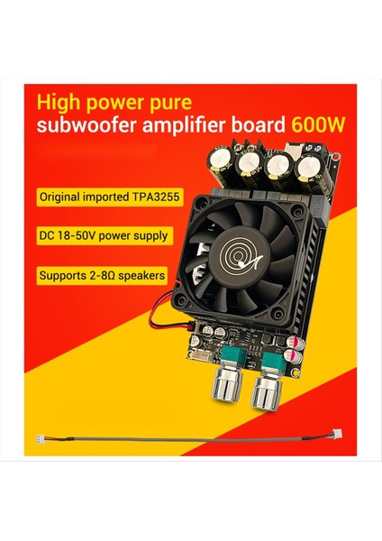 ZK-6001 TPA3255 Dijital Amplifikatör Kartı Yüksek Güç Stereo 300WX2 Köprülü Mono 600W Amp Köprü Kridged Mono Subwoofer Hoparlör B (Yurt Dışından) modelleri