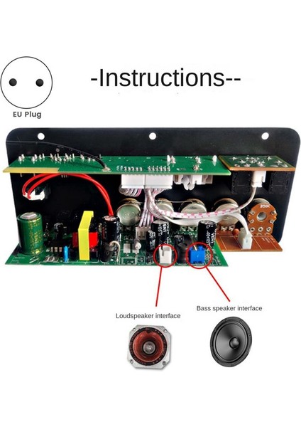 D50 35W Subwoofer Güç Amplifikatör Kartı Optik Sesli 12V24V220V Bluetooth Ses Amplifikatör Kartı Audio Ab Fişi Için (Yurt Dışından) fiyatları