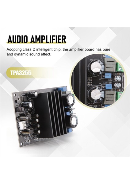 TPA3255 Amplifikatör Kartı Hızlı Tepki Yüksek Güçlü Fiş Hoparlör Için Metal Pratik Ses Amplifikatör Modülü (Yurt Dışından) indirimleri
