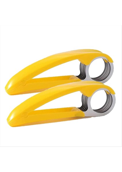 Manuel Gıda Kesici, Meyve ve Sebze Dilimleyici, Paslanmaz Çelik, Gıda Kesici, Taşınabilir Küçük Gıda Kesici, 2 Adet (Yurt Dışından)