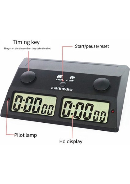 Satranç Saati Yarışma Saati Metre Dijital Tahta Oyunu Kronç YS-385 Profesyonel Satranç Sayma Zamanlayıcı (Yurt Dışından) modelleri