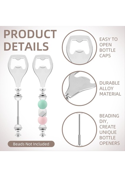 10 Paket Boncuklu Bira Açıcı Düz Bira Şişesi Açıcı Dekoratif Boncuklu Şişe Açıcı Diy Boncuk Şişe Açıcı (Yurt Dışından) modelleri