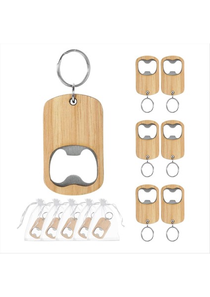 20PCS Kişiselleştirilmiş Ahşap Anahtarlık Şişe Açıcı Dökme Şişe Açıcı Parti, Aile Birleşimi Iyilikler Düğün Leri Iyilik (Yurt Dışından)