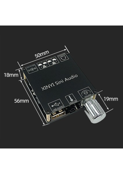 2X50W Bluetooth 5.0 Güç Amplifikatörü Sınıf D Ses 10W-200W Hıfı Stereo Kablosuz Müzik Çalar USB Ses Kartı Dijital Amp (Yurt Dışından) indirimleri