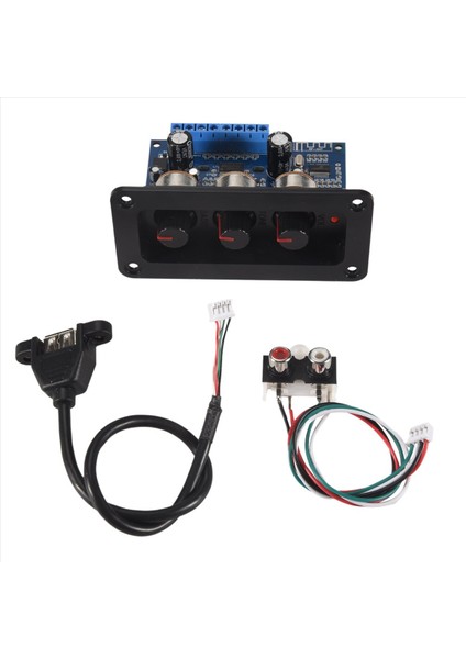 2.1 Kanal Dijital Amplifikatör Kartı 2X25W+50W Bt5.0 Subwoofer Sınıf D Amplifikatör Kartı DC12-20V Aux Kablosu+Usb Kablosu (Yurt Dışından) modelleri