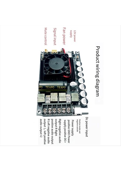 TPA3255 Yüksek Güçlü Amplifikatör Kurulu 2.0 Kanal Sesli Güç Amplifikatör Kartı 600W Otomobil Hoparlör Subwoofer Ev Sineması (Yurt Dışından) fırsatları