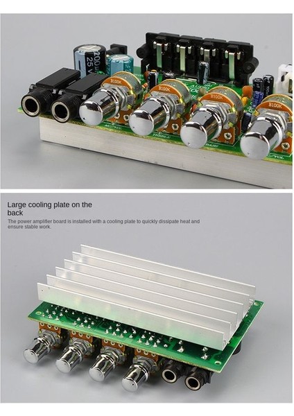 Dc 12V 40W+40W Stereo Ses Amplifikatör Kartı Ton Kontrol Hoparlör Amp ile Dijital Mikrofon Amplifikatör (Yurt Dışından) fırsatları