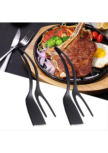 2&#39;si 1 Arada Yumurta Spatula Kavrama ve Flip Spatula Maşaları Pişirme Maşaları Yumurta Palet Turner, Balık Gözleme Omlet Omlet Spatula Maşaları (Yurt Dışından) fiyatları