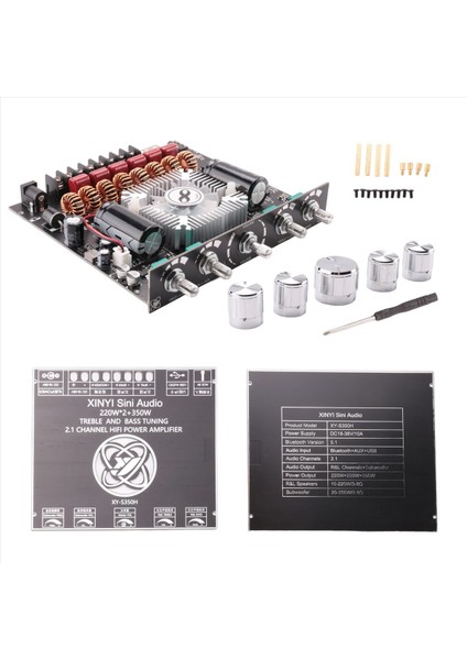 2.1 Kanallı TPA3251 Bluetooth Dijital Amplifikatör Modülü Yüksek ve Düşük Ton Subwoofer, 220WX2+350W Amplifikatör Kartı XY-S350H (Yurt Dışından) fiyatları