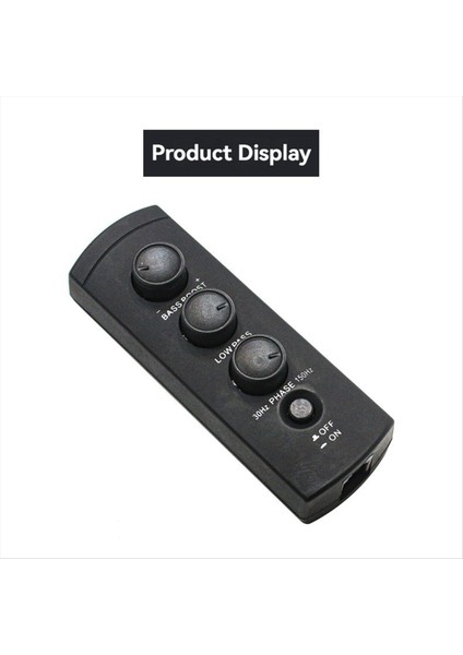 Araba Yedek Lastik Bas Amplifikatör Hacim Denetleyicisi Yedek Lastik Bas Uzaktan Hacim Regülatörü 6 Çekirdekli Kristal Arayüz (Yurt Dışından) modelleri