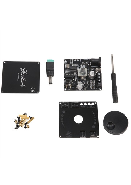 XY-AP50L Mini Bluetooth 5.0 50W+50W Kablosuz Ses Power Dijital Amplifikatör Kart Stereo Amp 3.5mm Aux USB Uygulaması (Yurt Dışından)