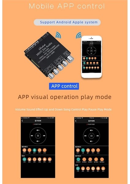 XY-S100H Hıfı TPA3116D2 Bluetooth 5.0 Subwoofer Amplifikatör Kartı 50WX2+100W 2.1 Kanal Güç Ses Stereo Bas USB Amp (Yurt Dışından) fırsatları