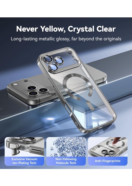 Apple iPhone 17 Pro Max Uyumlu Köşeleri Renkli Şeffaf Kamera Korumalı Silikon Kapak indirimleri