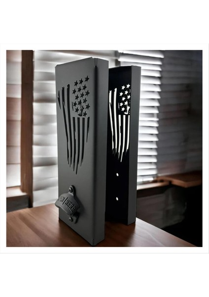 Şişe Açıcı ile Soğutucu Tutucu, Duvara Monte Edilmiş Can Soğutucu Tutucusu, 1 Can Soğutucu Tutucusunda 30 x 9 x 9cm (Yurt Dışından) modelleri