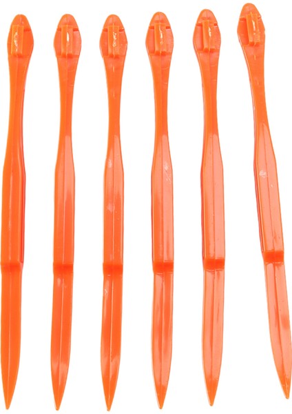 6 Adet Parlak Turuncu Renkli Mutfak Aletinde Kolay Turuncu Narenciye Soyucu (Yurt Dışından)