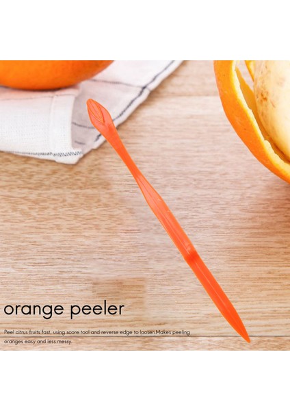 6 Adet Parlak Turuncu Renkli Mutfak Aletinde Kolay Turuncu Narenciye Soyucu (Yurt Dışından) fiyatları