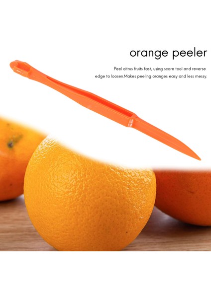 6 Adet Parlak Turuncu Renkli Mutfak Aletinde Kolay Turuncu Narenciye Soyucu (Yurt Dışından) modelleri