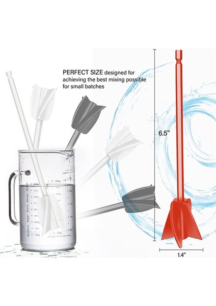 4pcs Epoksi Karıştırma Çubuk Boya Karıştırma Çubuğu Macun Çimento Boya Karıştırıcı, Yağlı Boya Için Matkap Aynası (Beyaz) (Yurt Dışından) indirimleri