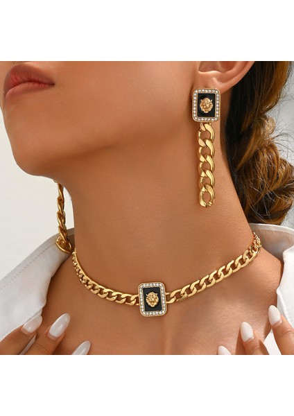 YUANYING-5430-2 Altın Kakma Takı Seti (Yurt Dışından) fiyatları